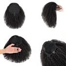 Peruca Afro Kinky Cacheada com Cordão Ajustável 14" Peruca Afro Kinky Cacheada com Cordão Ajustável 14"
