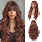 Peruca Aida Ble Brown Sintética Resistente ao Calor 70 cm com franja Peruca Aida Ble Brown Sintética Resistente ao Calor 70 cm com franja