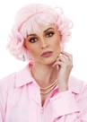 Peruca ALLAURA Pink, fantasia feminina curta e encaracolada para mulheres