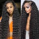 Peruca ALYOGA Water Wave 32", 180 densidades, cabelo humano encaracolado Peruca ALYOGA Water Wave 32", 180 densidades, cabelo humano encaracolado