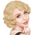 Peruca Amnenl Blonde Short Curly Finger Wave Sintética Peruca Amnenl Blonde Short Curly Finger Wave Sintética