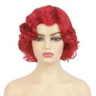 Peruca Amnenl Short Red Curly para mulheres da década de 1920 Finger Wave Peruca Amnenl Short Red Curly para mulheres da década de 1920 Finger Wave