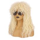 Peruca Askuang 80s Rock Blonde Curly 55 cm 0,25 kg