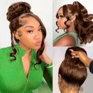 Peruca Beluck 360 Lace Front Human Hair Body Wave 18