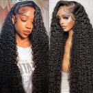 Peruca Chsxc 34" Deep Wave 13x4 HD Lace 200% Densidade