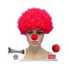 Peruca Colorida E Fofa De Palhaço, Cabelo Sintético Resistente Ao Calor Para Halloween E Dia Da