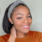 Peruca com bandana Adete Bob Human Hair Straight 150% de densidade Peruca com bandana Adete Bob Human Hair Straight 150% de densidade
