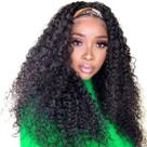 Peruca com bandana Celiarita Deep Wave 60cm Cabelo humano brasileiro Peruca com bandana Celiarita Deep Wave 60cm Cabelo humano brasileiro