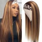 Peruca com faixa de cabeça Celiarita Ombre Straight 60cm para cabelo humano P2/30 Peruca com faixa de cabeça Celiarita Ombre Straight 60cm para cabelo humano P2/30