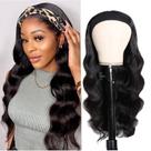 Peruca com faixa de cabeça olimaruly Body Wave 150% densidade 66 cm de cabelo humano