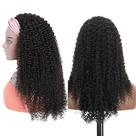 Peruca com faixa de cabeça XSY Curly 100% cabelo humano 71 cm 150% densidade Peruca com faixa de cabeça XSY Curly 100% cabelo humano 71 cm 150% densidade
