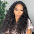 Peruca com faixa de cabeça XSY Kinky Curly Human Hair 150% de densidade 22" Peruca com faixa de cabeça XSY Kinky Curly Human Hair 150% de densidade 22"