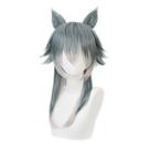 Peruca Cosplay Beastars Legoshi Anime Sintética Verde Cinza
