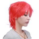 Peruca Cosplay Benehair Short Spiky Layered Red para adulto
