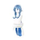 Peruca Cosplay Genshin Impacts Ganyu Blue Synthetic 300g