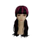 Peruca Cosplay Monsters High Draculaulas Sintética Hair