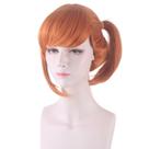 Peruca Cosplay Re: Dive Misogi Anime Sintética Laranja 30cm