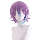 Peruca Cosplay Roxa e Sintética Aqua Short Cut 30cm