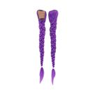 Peruca Cosplay Roxa Para Meninas, 26 Polegadas, Rabo De Cavalo Longo Com Clips, Fantasia De