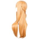 Peruca Cosplay Sword Art Online Yuuki Asuna 80 cm de cabelo sintético