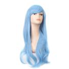 Peruca Cosplay Sword Art Online Yuuki Asuna Ice Blue 70cm