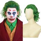 Peruca Curta Verde Masculina para Cosplay de Palhaço QUEENTAS