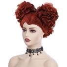 Peruca de cosplay Alices no País das Maravilhas Red Queen Anime Cosplay