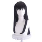 Peruca de cosplay Anime 70 cm de comprimento reta preta sintética Peruca de cosplay Anime 70 cm de comprimento reta preta sintética