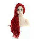 Peruca de cosplay Anime Arielss Long Synthetic Hair Red
