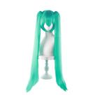 Peruca de cosplay Anime Jade Green Long Twin Ponytails 90cm