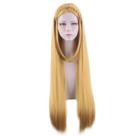 Peruca de cosplay Anime Princess Braided Gold 80cm sintética Peruca de cosplay Anime Princess Braided Gold 80cm sintética