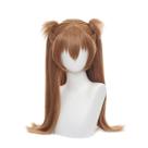Peruca de cosplay Asuka Langley Sorys Anime Synthetic Brown