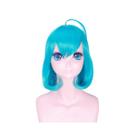 Peruca de cosplay Caiwenji azul sintética de 45 cm para Halloween Cosp Peruca de cosplay Caiwenji azul sintética de 45 cm para Halloween Cosp