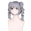 Peruca de cosplay Cinderellas Girls Kanzaki Ranko 40cm sintética