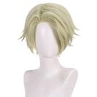 Peruca de cosplay curta verde claro para Jujutsu Kaisen Kento Nanami Peruca de cosplay curta verde claro para Jujutsu Kaisen Kento Nanami