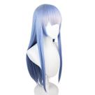 Peruca de cosplay de anime de 24 polegadas de comprimento, reta, azul claro para adultos Peruca de cosplay de anime de 24 polegadas de comprimento, reta, azul claro para adultos