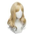 Peruca de cosplay de anime genérica de 50 cm de comprimento, loira a prata