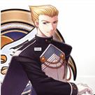 Peruca de cosplay de anime Legend of Hero Anime Richards Light Brown