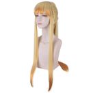 Peruca de Cosplay Demons Slayers Agatsuma Zenitsu Amarela 80cm