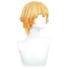 Peruca de cosplay Demons Slayers Agatsumas Zenitsus Anime 34cm