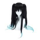 Peruca de cosplay Demons Slayers Anime sintética para Halloween