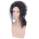 Peruca de cosplay, fantasia de anime Michaels Jacksons, 50 cm, sintética Peruca de cosplay, fantasia de anime Michaels Jacksons, 50 cm, sintética