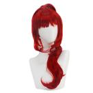 Peruca de cosplay Genshin Impact Diluc Anime 65 cm de alta temperatura. Fibra