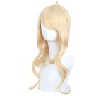 Peruca de cosplay Genshin Impact Gunnhildrs Anime de fibra sintética