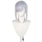 Peruca de cosplay Genshin Impact Shenhe Anime 80 cm de alta temperatura. Fibra