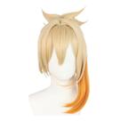 Peruca de cosplay Genshin Impact Yoimiya para festa de Halloween