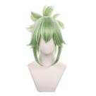 Peruca de cosplay Genshins Impacts Kuki Shinobu Anime Synthetic