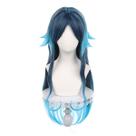 Peruca de cosplay Genshins Impacts Yaksa Shuiyacha Synthetic