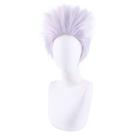 Peruca de cosplay Gojo Satoru Out, cabelo sintético encaracolado, 30 cm, roxo Peruca de cosplay Gojo Satoru Out, cabelo sintético encaracolado, 30 cm, roxo