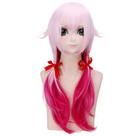 Peruca de cosplay Guilty Crown Inori Yuzuriha gradiente rosa a roxo
